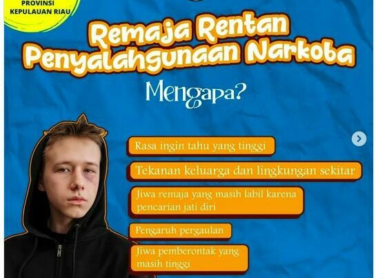 Remaja Rentan Penyalahgunaan Narkoba