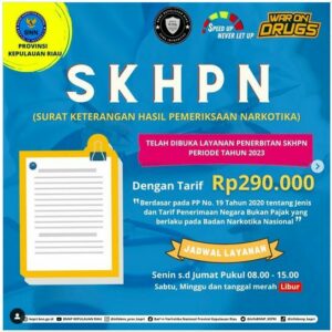 Layanan Penerbitan SKHPN Periode Tahun 2023