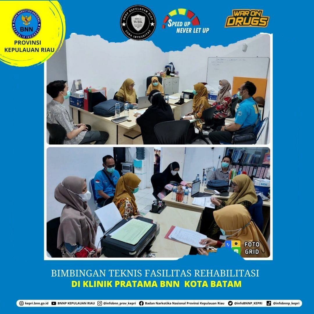 Bimbingan Teknis Fasilitas Rehabilitasi di Klinik Pratama BNNK Batam Bimbingan Teknis Fasilitas Rehabilitasi di Klinik Pratama BNNK Batam