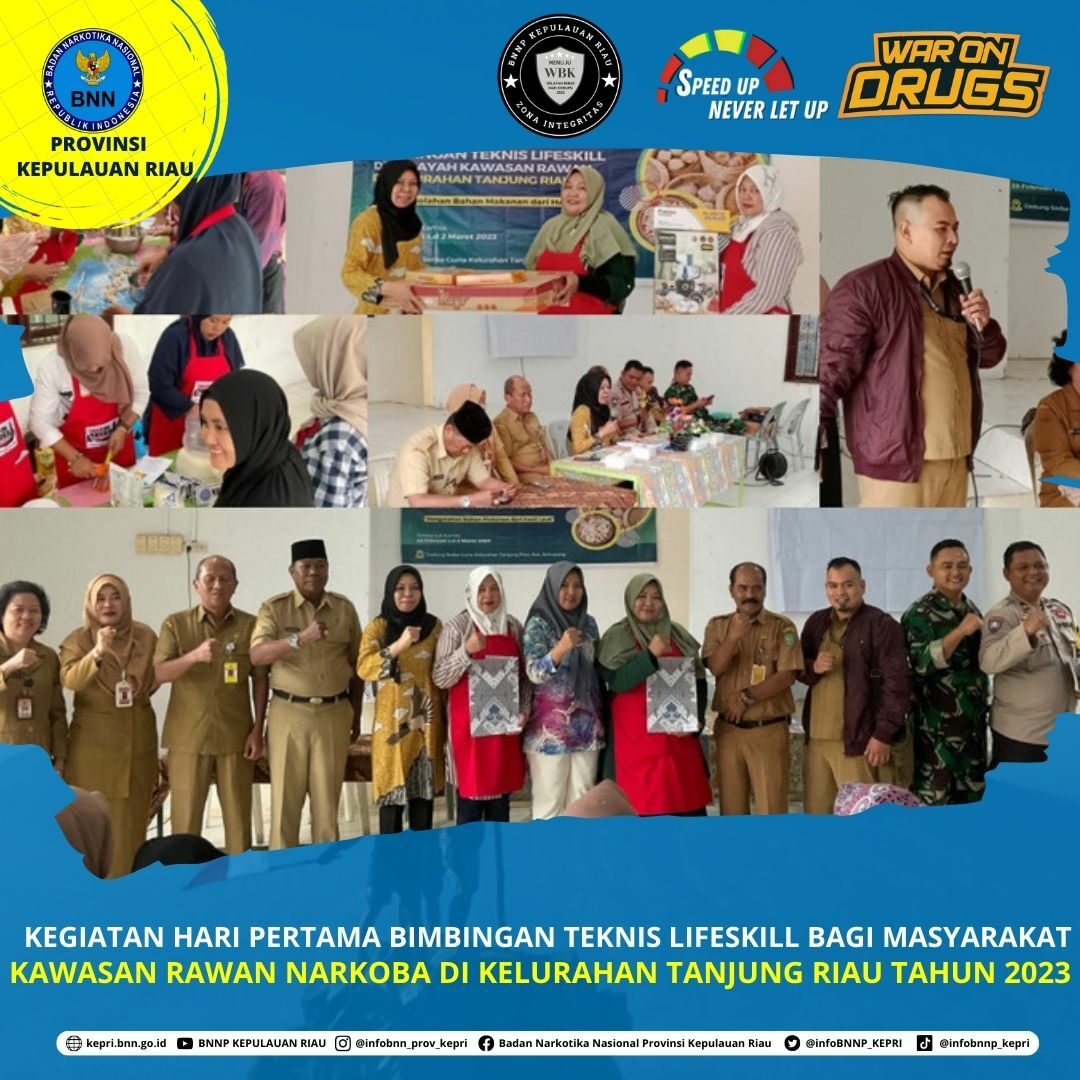 Kegiatan Hari Pertama Bimbingan Teknis Lifeskill Bagi Masyarakat Kawasan Rawan Narkoba Di Kelurahan Tanjung Riau Tahun 2023 Kegiatan Hari Pertama Bimbingan Teknis Lifeskill Bagi Masyarakat Kawasan Rawan Narkoba Di Kelurahan Tanjung Riau Tahun 2023
