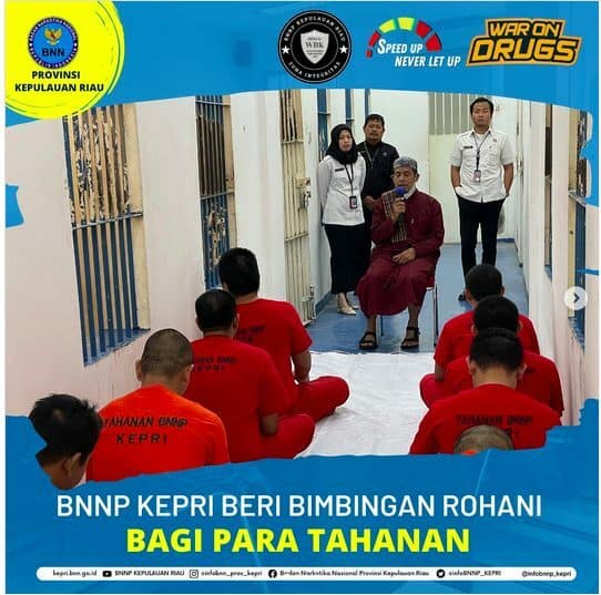 Bimbingan Rohani bagi Tahanan BNNP KEPRI Bimbingan Rohani bagi Tahanan