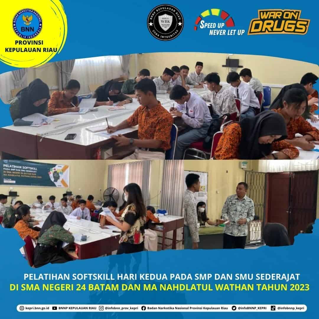 Pelatihan Pengembangan Softskill di SMA N 24 Batam dan MA Nahdlatul Wathan (Pertemuan Ke-2)