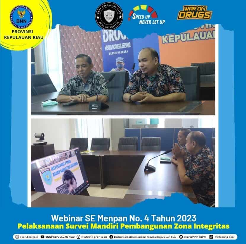 Webinar SE Menpan No. 4 Tahun 2023 tentang Pelaksanaan Survei Mandiri Pembangunan Zona Integritas Webinar SE Menpan No. 4 Tahun 2023 tentang Pelaksanaan Survei Mandiri Pembangunan Zona Integritas