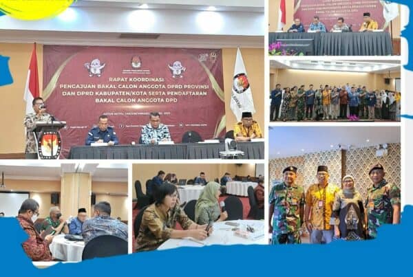 Rapat Koordinasi Pengajuan Bakal Calon Anggota DPR, DPRD Provinsi dan DPRD Kabupaten/Kota serta pendaftaran Bakal Calon DPD