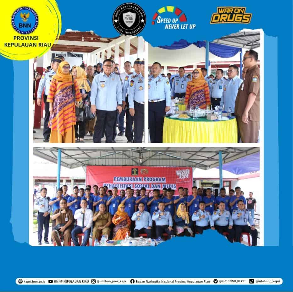 PEMBUKAAN PROGRAM REHABILITASI SOSIAL DAN MEDIS BAGI WARGA BINAAN PERMASYARAKATAN DI LEMBAGA PEMASYARAKATAN KELAS IIA TANJUNGPINANG TAHUN 2023