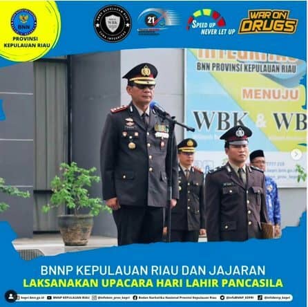 BNNP KEPRI Laksanakan Upacara Hari Lahir Pancasila BNNP KEPRI Laksanakan Upacara Hari Lahir Pancasila