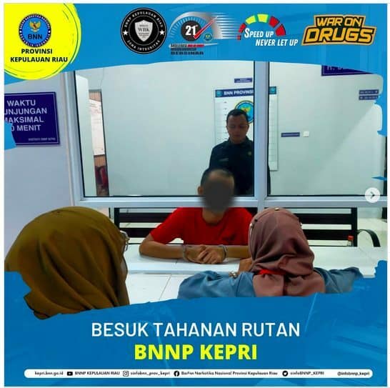 Besuk Tahanan di Rutan BNNP KEPRI Besuk Tahanan di Rutan BNNP KEPRI