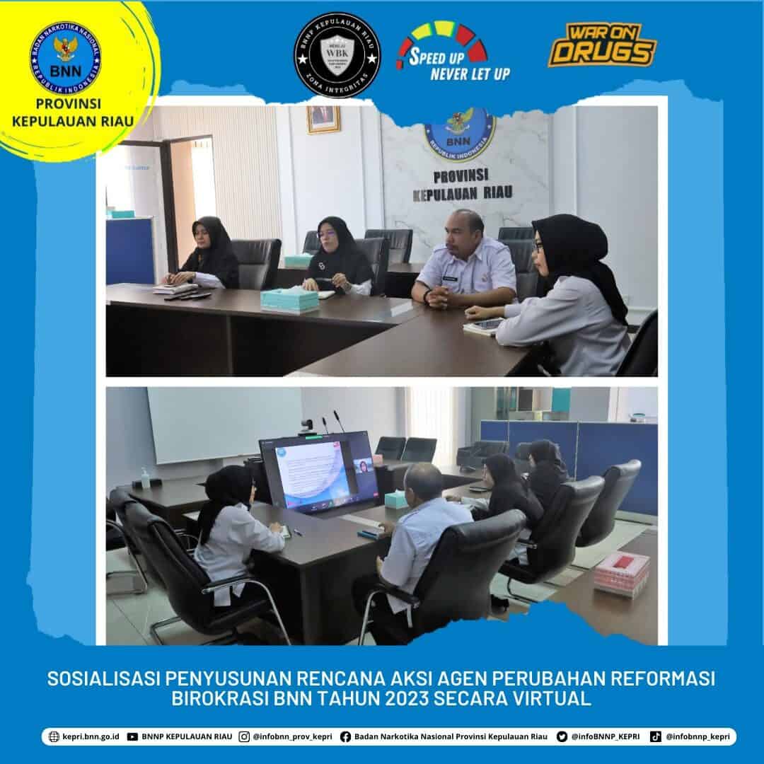 BNN Provinsi Kepulauan Riau Ikuti Sosialisasi Aplikasi Sistem Informasi Naskah Dinas Dan Kearsipan (SIDINAR) Secara Virtual BNN Provinsi Kepulauan Riau Ikuti Sosialisasi Aplikasi Sistem Informasi Naskah Dinas Dan Kearsipan (SIDINAR) Secara Virtual