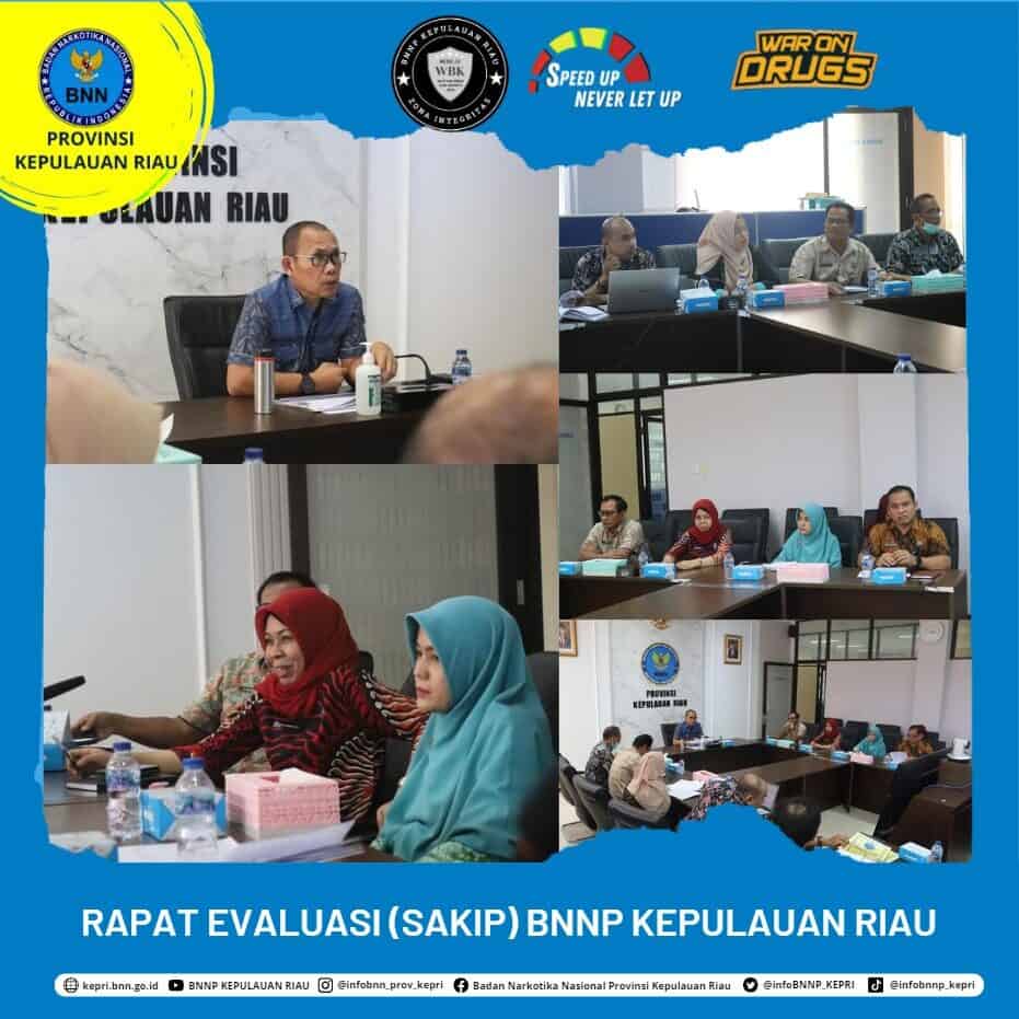 Rapat Evaluasi (SAKIP) BNNP KEPRI Rapat Evaluasi (SAKIP) BNNP KEPRI