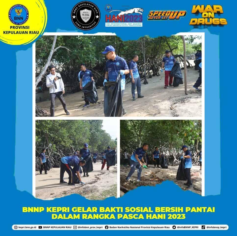 Bakti Sosial Bersih Pantai Dalam Rangka Pasca HANI 2023 Bakti Sosial Bersih Pantai Dalam Rangka Pasca HANI 2023