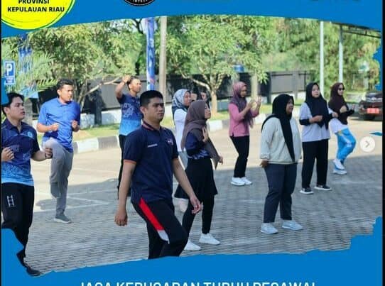 Pegawai BNNP Kepulauan Riau Senam Bersama Pegawai BNNP Kepulauan Riau Senam Bersama