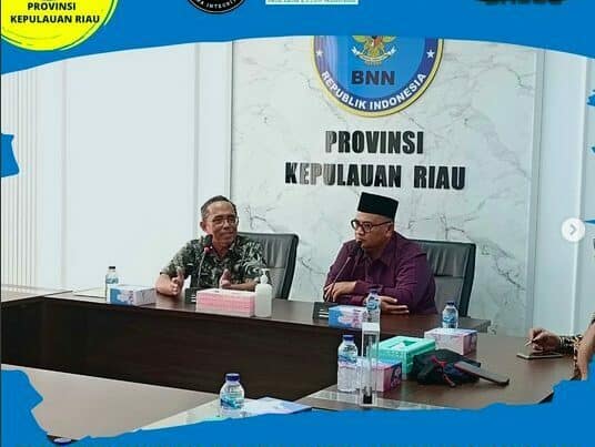 BNNP KEPRI Menerima Kunjungan Kerja Satuan Pelaksana P4GN Kabupaten Probolinggo Dalam Rangka Mewujudkan Kabupaten Probolinggo Bersinar”