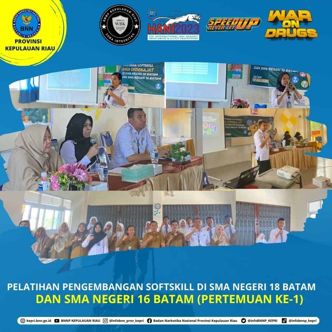 Pelatihan Pengembangan Softskill di SMA Negeri 16 Batam dan SMA Negeri 18 Batam (Pertemuan Ke-1)