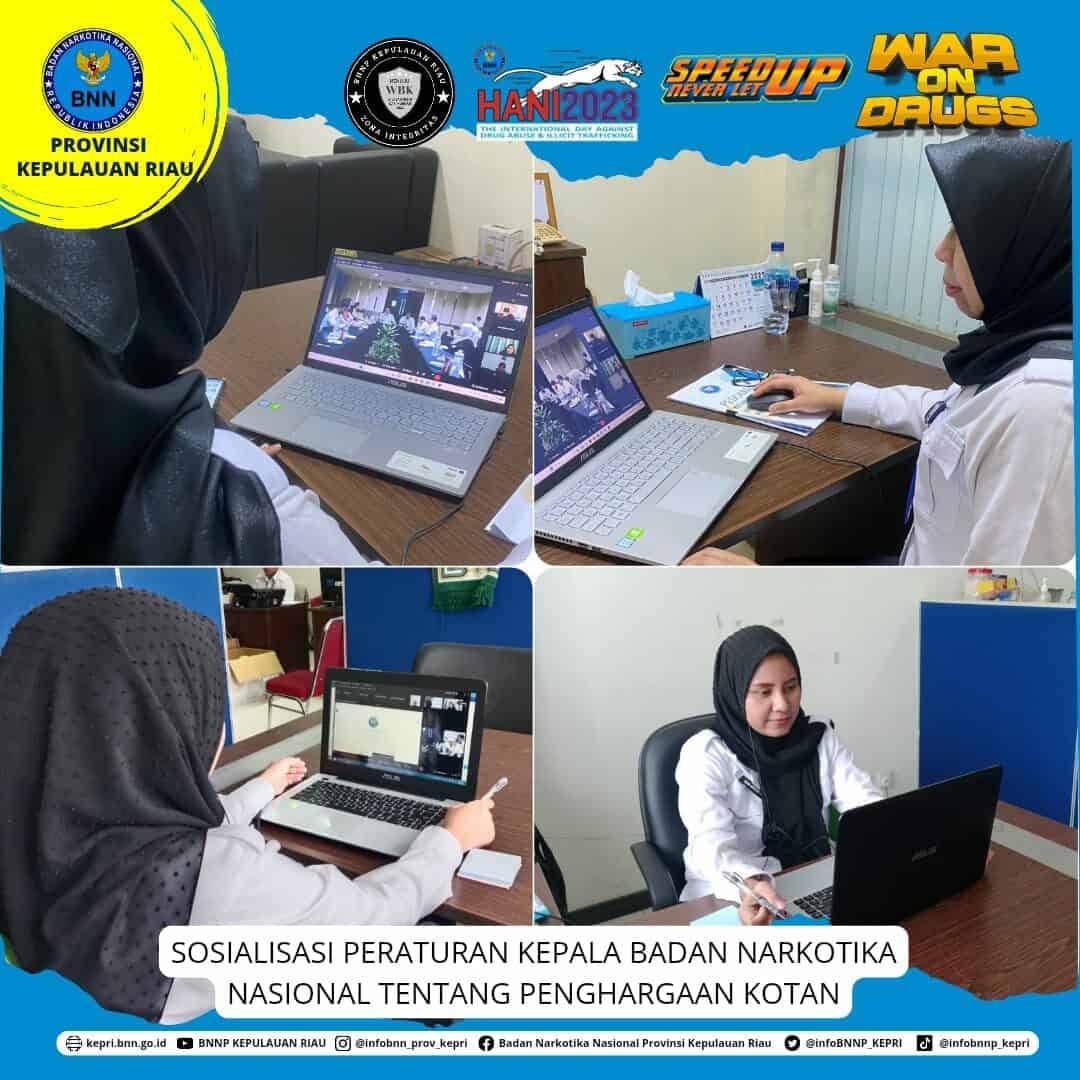 Sosialisasi Peraturan Kepala Badan Narkotika Nasional Nomor 4 Tahun 2023 tentang Tata Cara Pemberian Penghargaan Kabupaten/Kota Tanggap Ancaman Narkoba Sosialisasi Peraturan Kepala Badan Narkotika Nasional Nomor 4 Tahun 2023 tentang Tata Cara Pemberian Penghargaan Kabupaten/Kota Tanggap Ancaman Narkoba