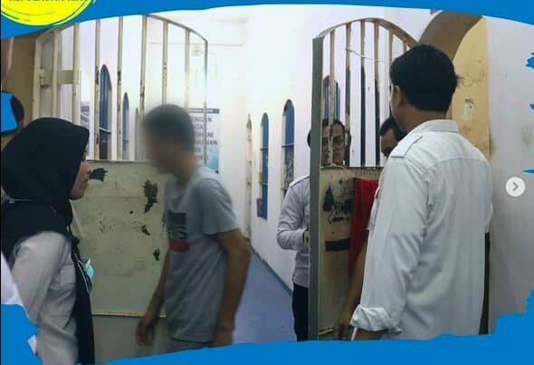 Pemeriksaan/ Razia Ruang Sel Tahanan Narkotika BNNP Kepulauan Riau