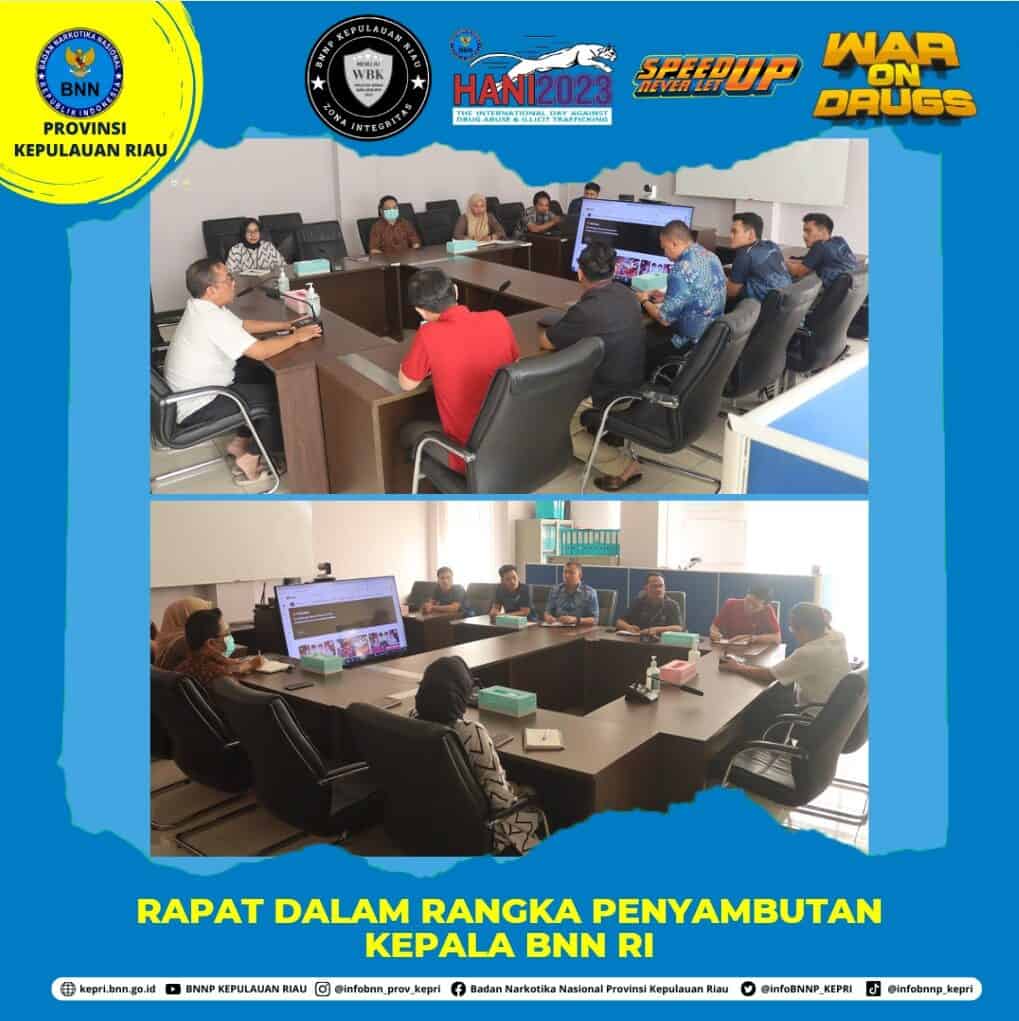 Rapat Dalam Rangka Penyambutan Kepala BNN RI Rapat Dalam Rangka Penyambutan Kepala BNN RI