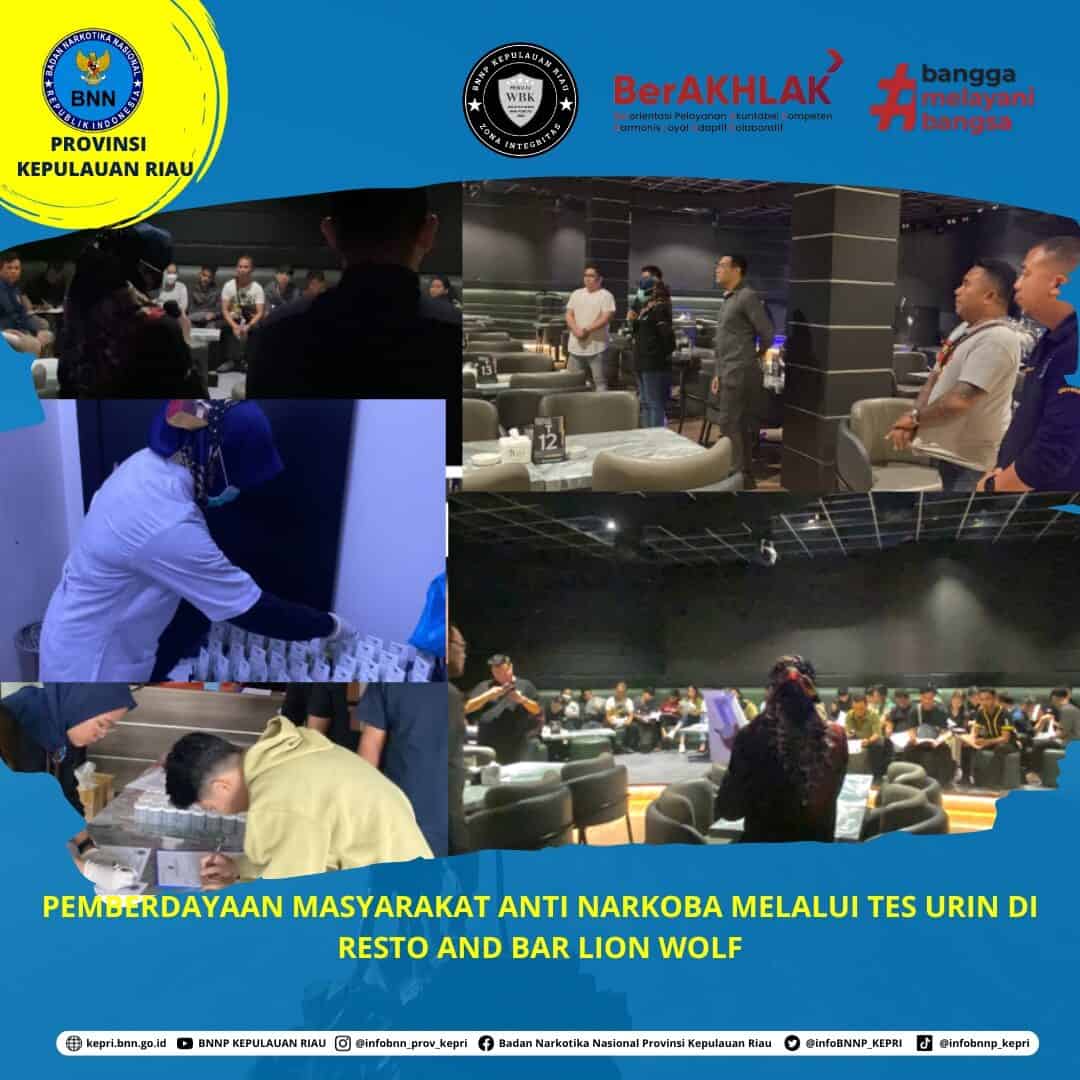 Pemberdayaan Masyarakat Anti Narkoba Melalui Tes Urin di Resto and Bar Lion Wolf Pemberdayaan Masyarakat Anti Narkoba Melalui Tes Urin di Resto and Bar Lion Wolf
