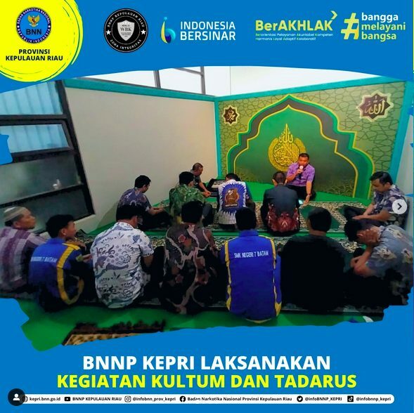 BNNP KEPRI Laksanakan Tadarus dan Kultum BNNP KEPRI Laksanakan Tadarus dan Kultum