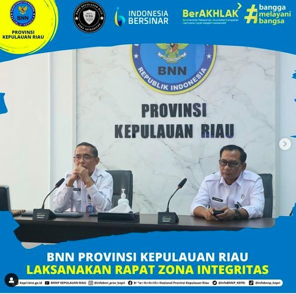 BNN PROVINSI KEPULAUAN RIAU LAKSANAKAN RAPAT ZONA INTEGRITAS BNN PROVINSI KEPULAUAN RIAU LAKSANAKAN RAPAT ZONA INTEGRITAS
