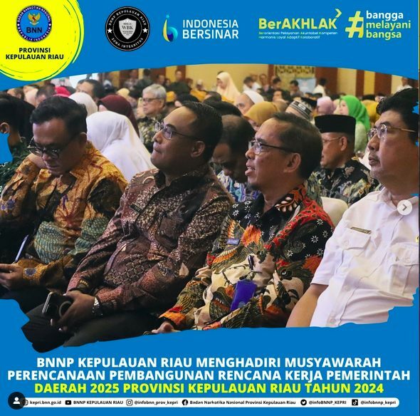 BNNP KEPRI Hadiri Musrenbang Provinsi Kepulauan Riau BNNP KEPRI Hadiri Musrenbang Provinsi Kepulauan Riau