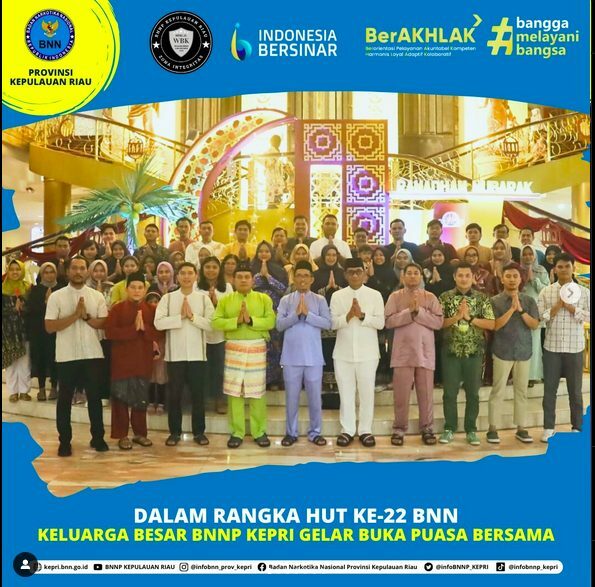 Keluarga Besar BNNP Kepri Gelar Buka Puasa Bersama Keluarga Besar BNNP Kepri Gelar Buka Puasa Bersama
