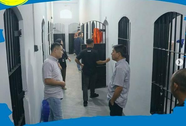 Pemeriksaan/ Razia Ruang Sel Tahanan Narkotika BNNP Kepulauan Riau