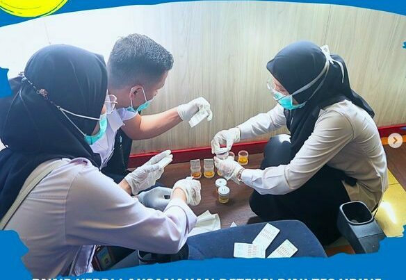 Deteksi Dini Melalui Tes Urin Dalam Rangka Mendukung Program P4GN serta Menciptakan Keamanan dan Kelancaran Arus Balik Hari Raya Idul Fitri 1445H / Tahun 2024.
