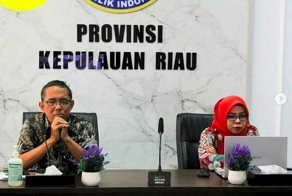 BNNP Kepri Menghadiri Rapat Pembinaan Teknis Pengolahan Data Indeks Kawasan Rawan Narkoba (IKRN) secara virtual