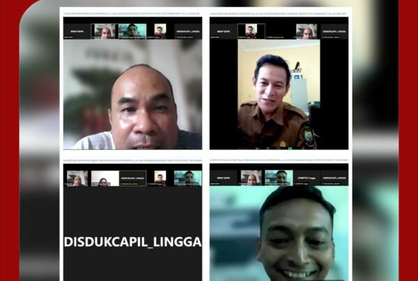 RAN P4GN BNNP Kepri dengan Bakesbangpol Pemerintah Daerah Kabupaten Lingga dan PIC OPD Pemerintah Kabupaten Lingga Terkait Data Pelaporan B12