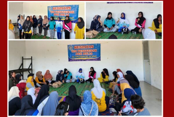 Penanganan Kawasan Rawan Narkoba melalui kegiatan penyuluhan kepada Tim Penggerak PKK di RW 14 Kampung Aceh Kelurahan Muka Kuning.