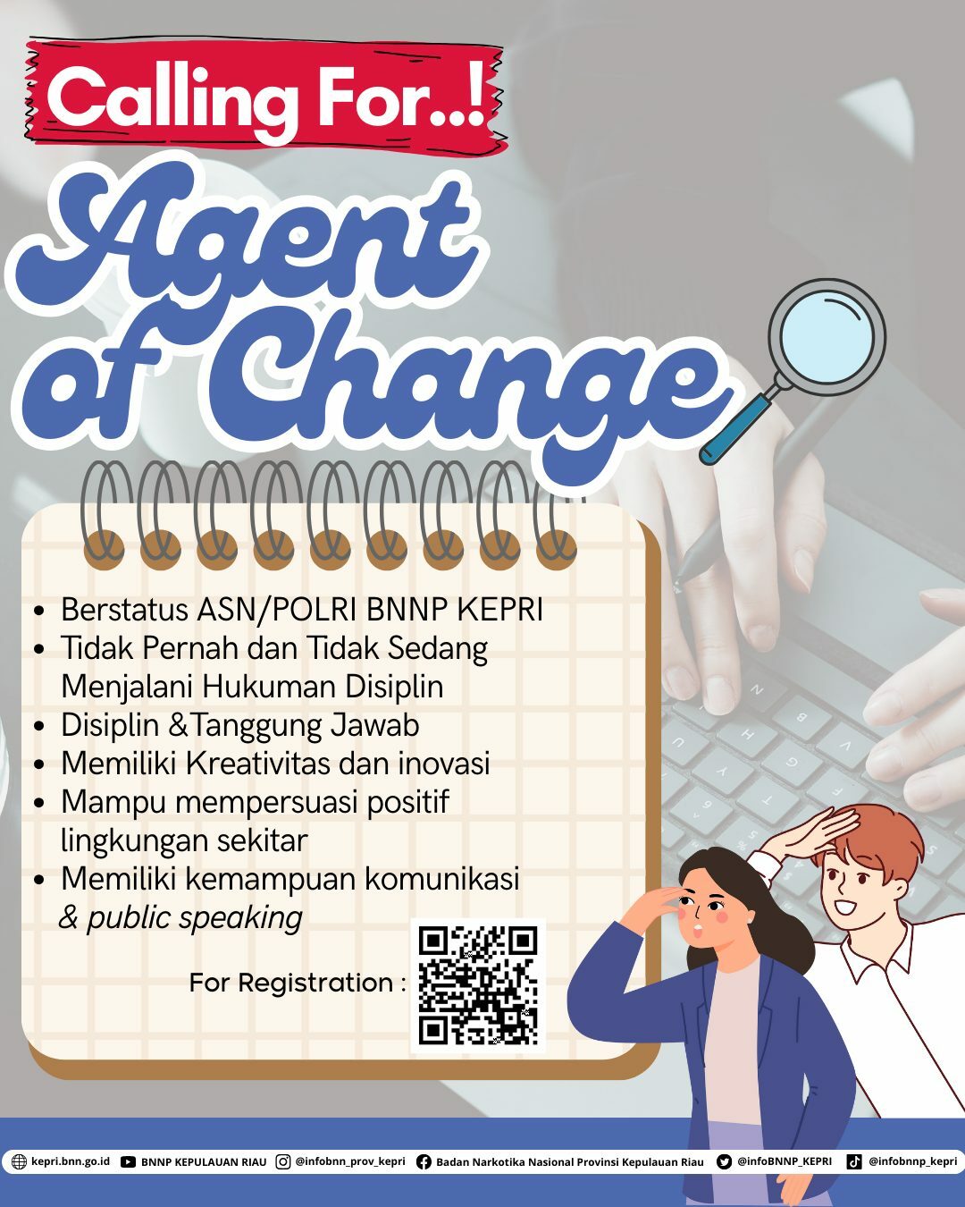 Seleksi Agen Perubahan BNNP KEPRI Seleksi Agen Perubahan BNNP KEPRI